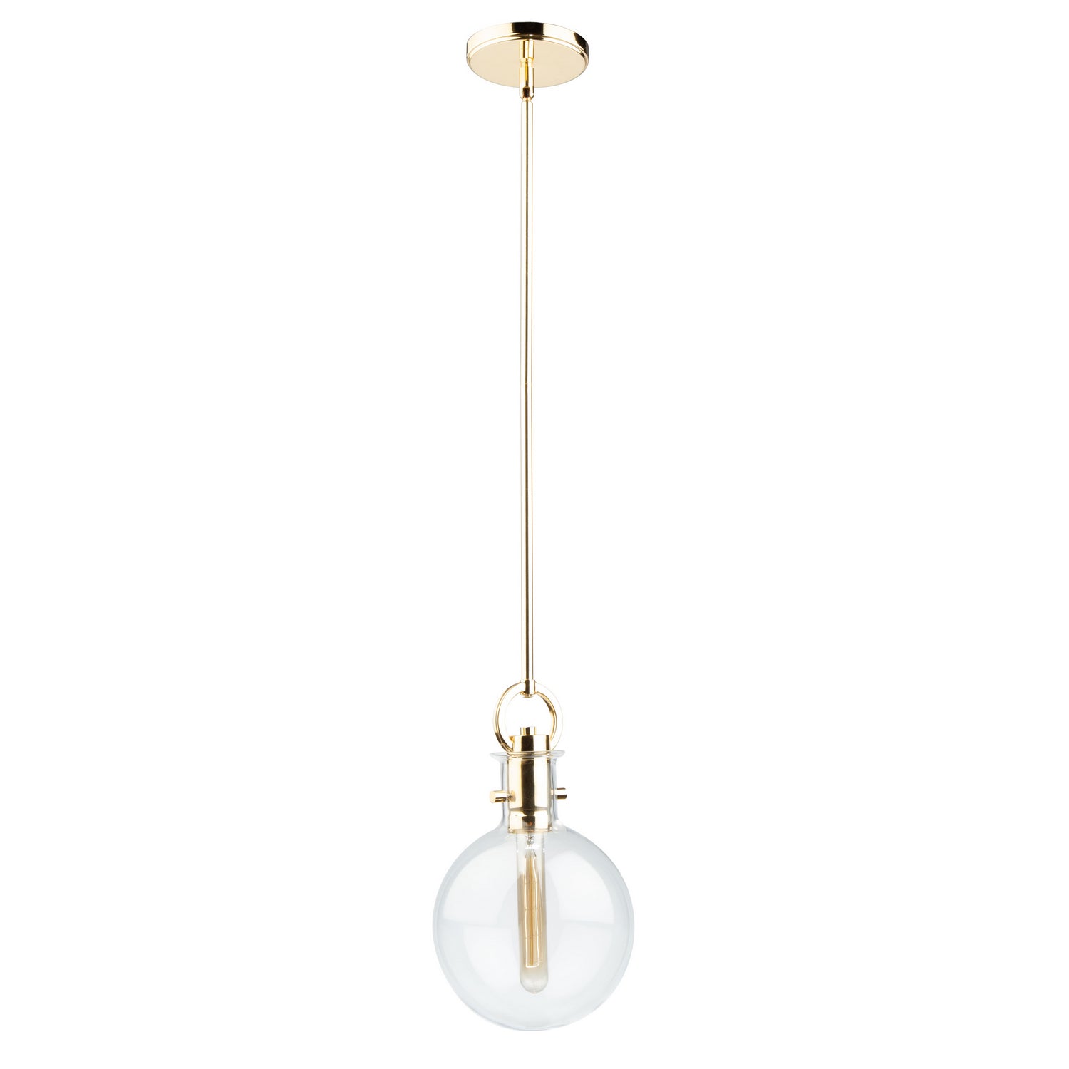 Artcraft Canada - One Light Pendant - Single - Polished Brass- Union Lighting Luminaires Decor