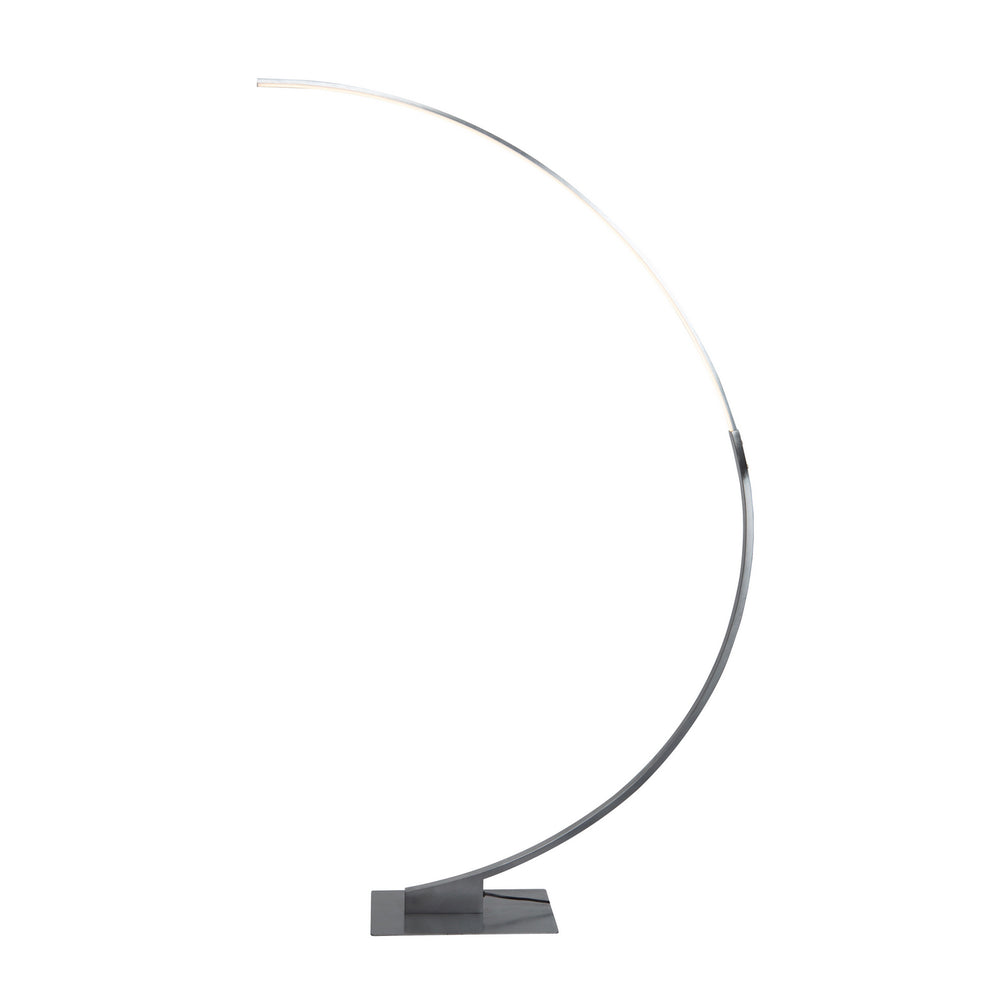 Artcraft Canada - LED Floor Lamp - Cortina - Brushed Grey- Union Lighting Luminaires Decor