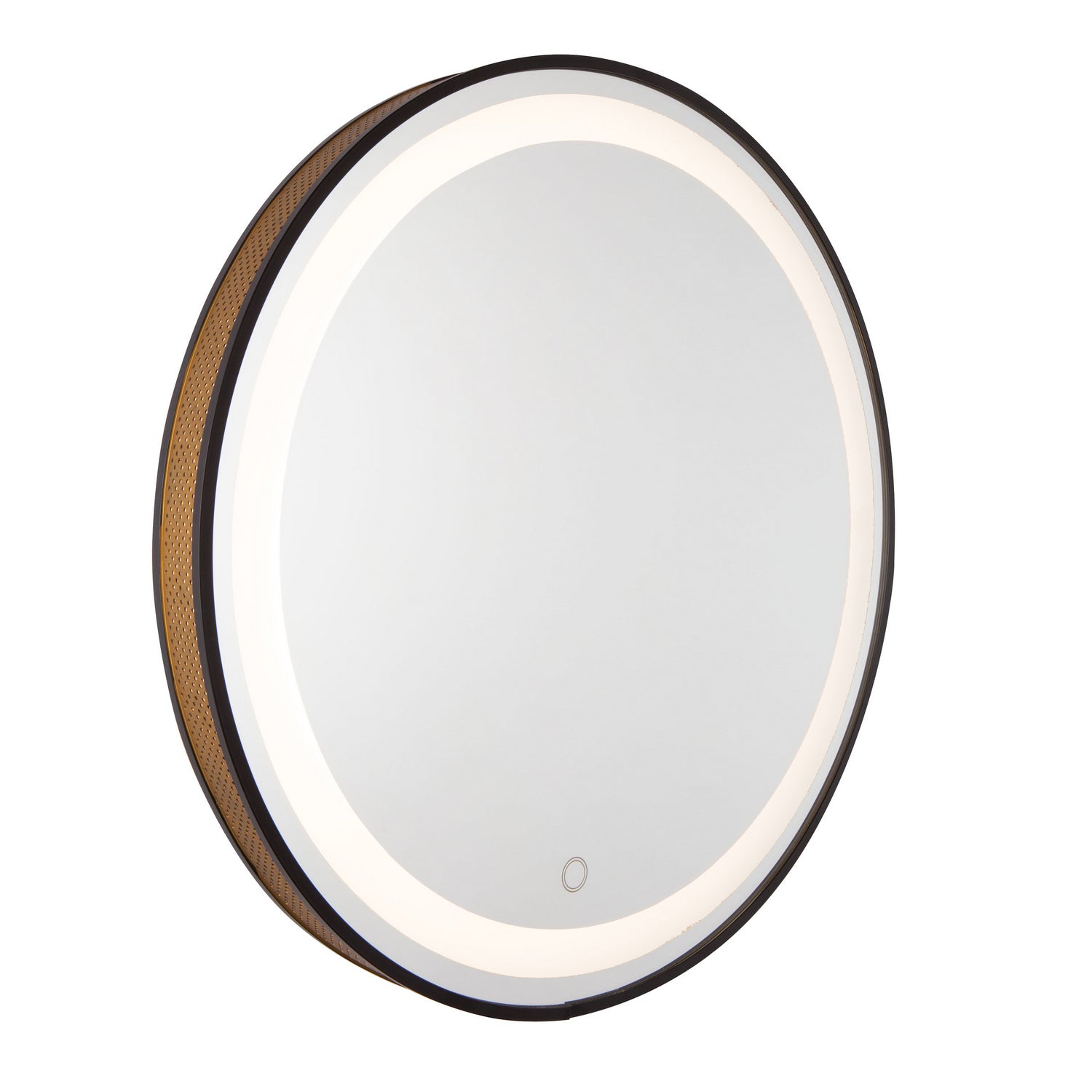 Artcraft Canada - LED Mirror - Reflections - Matte Black & Gold- Union Lighting Luminaires Decor