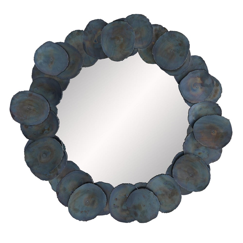 Arteriors - Mirror - Kensey Discs - Burnt Iron- Union Lighting Luminaires Decor