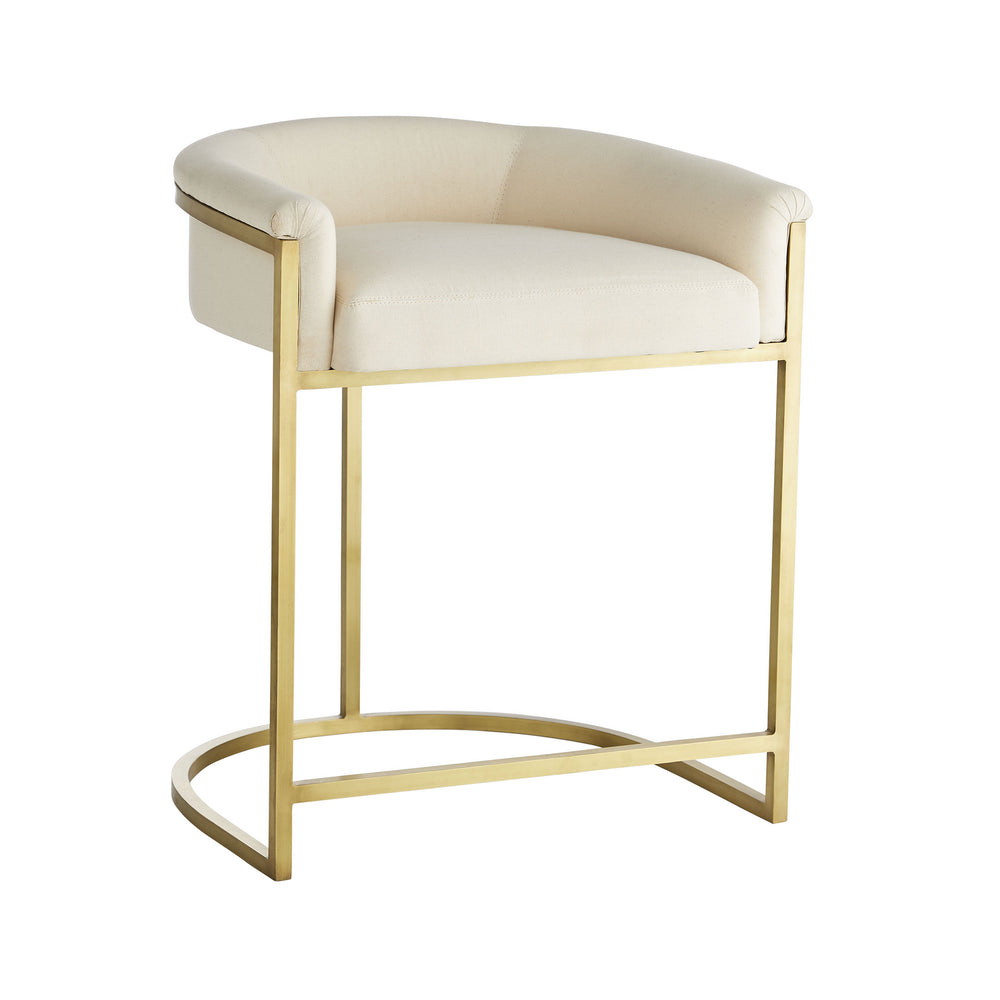 Arteriors - Counter Stool - Calvin - White- Union Lighting Luminaires Decor
