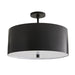 Arteriors - Three Light Semi-Flush Mount - Tarbell - Bronze- Union Lighting Luminaires Decor