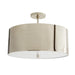 Arteriors - Three Light Semi-Flush Mount - Tarbell - Polished Nickel- Union Lighting Luminaires Decor