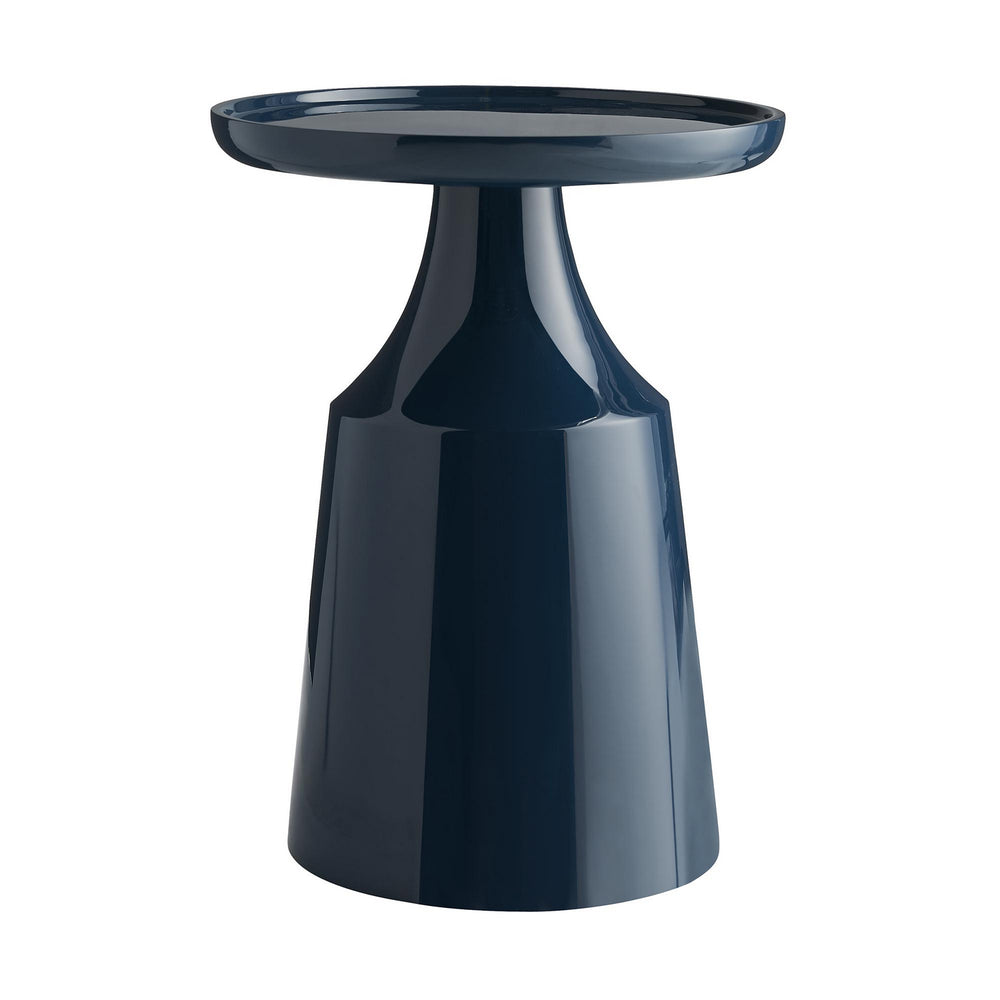 Arteriors - Side Table - Turin - Navy Lacquer- Union Lighting Luminaires Decor