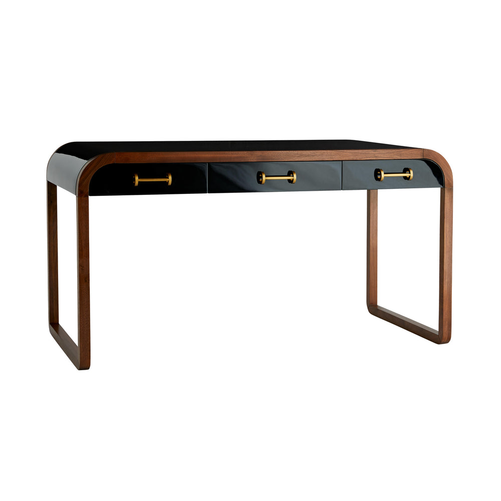 Arteriors - Desk - Victoria - Black Gloss Lacquer- Union Lighting Luminaires Decor