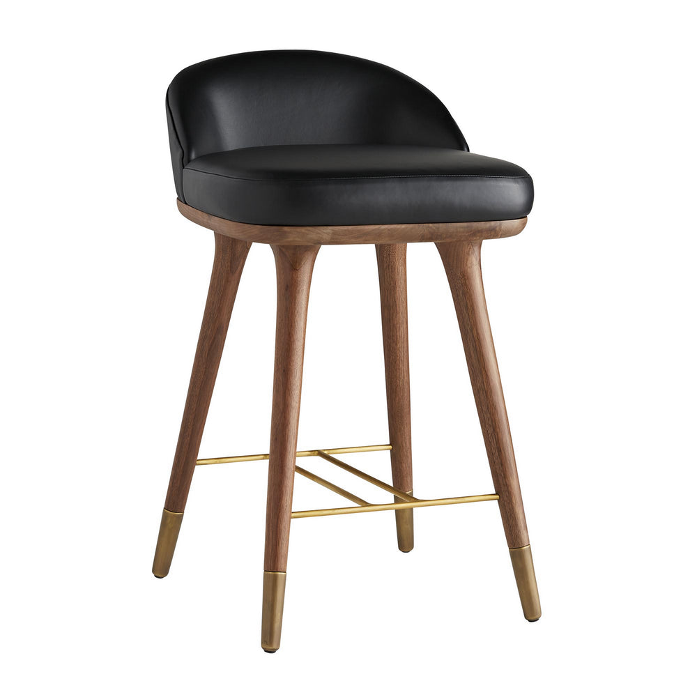Arteriors - Counter Stool - Walsh - Black- Union Lighting Luminaires Decor