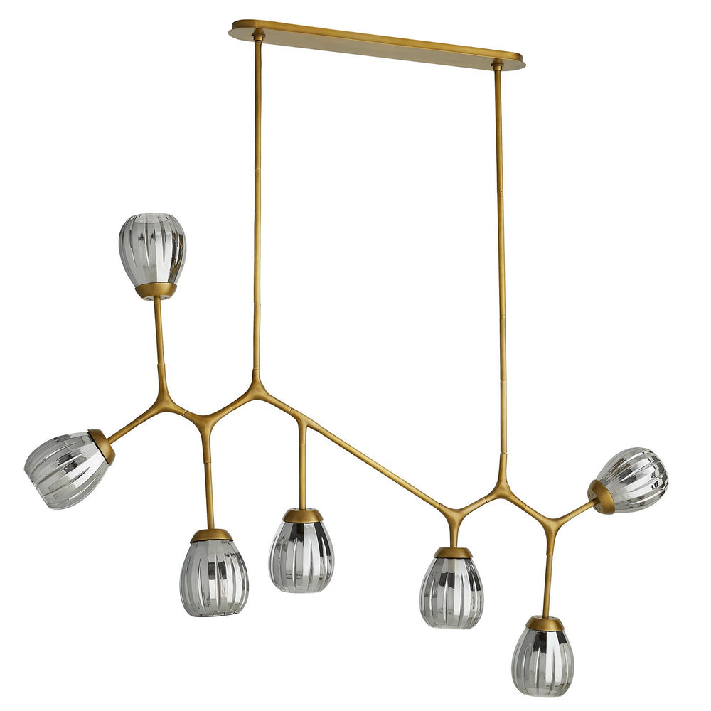 Arteriors - Seven Light Chandelier - Smyth - Antique Brass- Union Lighting Luminaires Decor