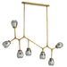 Arteriors - Seven Light Chandelier - Smyth - Antique Brass- Union Lighting Luminaires Decor