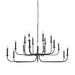 Arteriors - 18 Light Chandelier - Breck - Bronze- Union Lighting Luminaires Decor