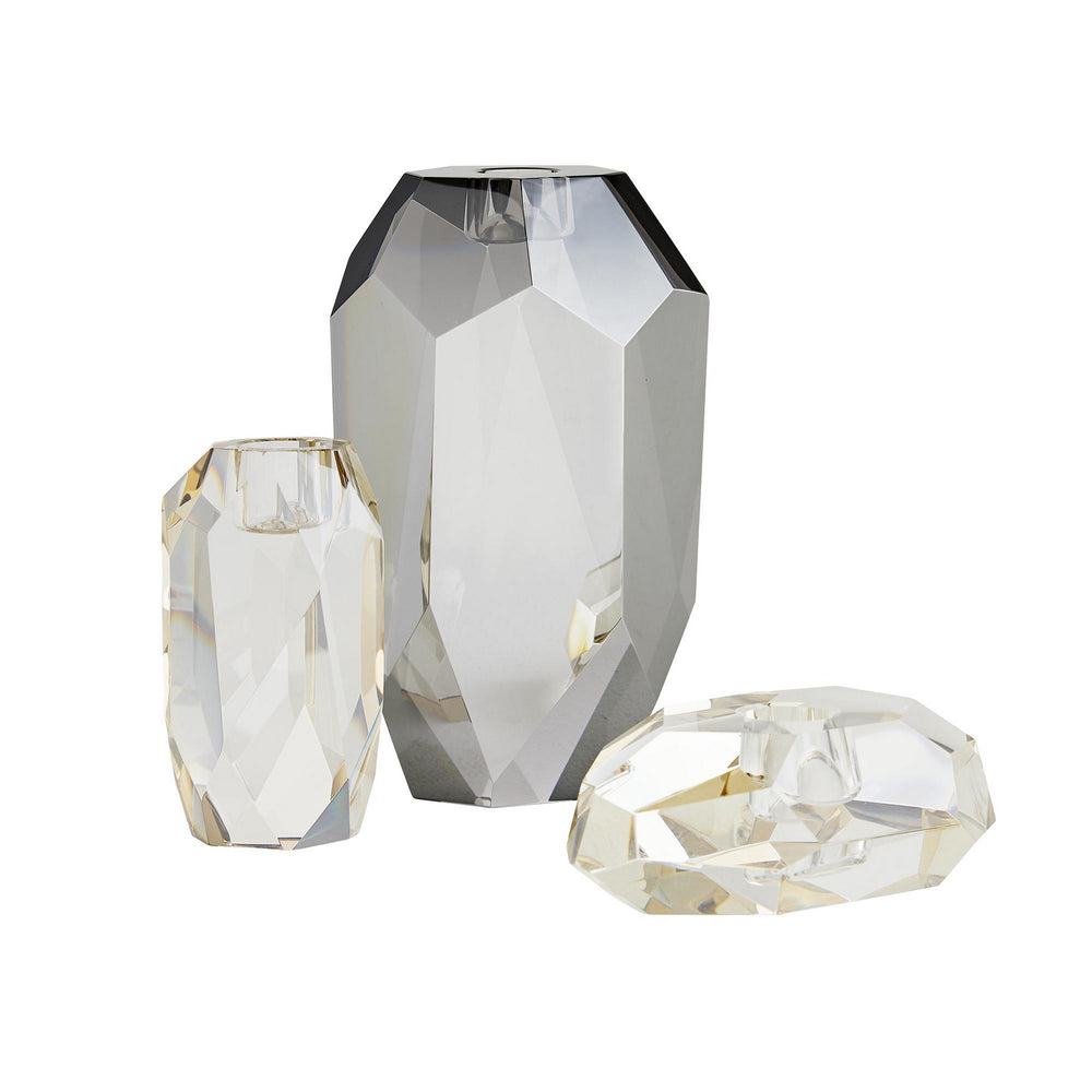 Arteriors - Candle Holders Set of 3 - Violet - Champagne- Union Lighting Luminaires Decor