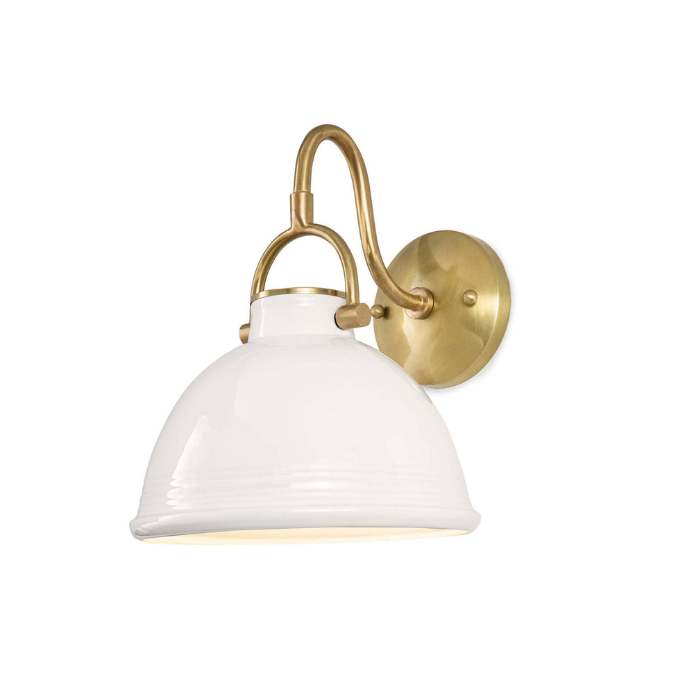 Regina Andrew Canada - One Light Wall Sconce - Eloise - White- Union Lighting Luminaires Decor