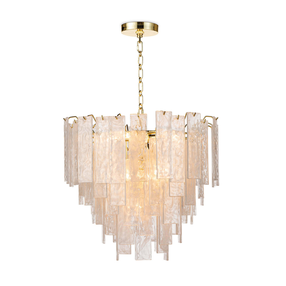 Regina Andrew Canada - Eight Light Chandelier - Glacier - Clear- Union Lighting Luminaires Decor