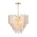 Regina Andrew Canada - Eight Light Chandelier - Glacier - Clear- Union Lighting Luminaires Decor