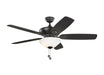 "Generation Lighting Canada. - 52"Ceiling Fan - Colony - Midnight Black- Union Lighting Luminaires Decor"