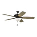 "Generation Lighting Canada. - 60"Ceiling Fan - Colony - Aged Pewter- Union Lighting Luminaires Decor"