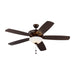 Generation Lighting Canada - 60" Ceiling Fan - Colony - Roman Bronze- Union Lighting Luminaires Decor