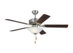 Visual Comfort Fan Canada - 52``Ceiling Fan - Haven DC 52 LED - Brushed Steel- Union Lighting Luminaires Decor