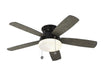 "Generation Lighting Canada - 52"Ceiling Fan - Traverse - Aged Pewter- Union Lighting Luminaires Decor"