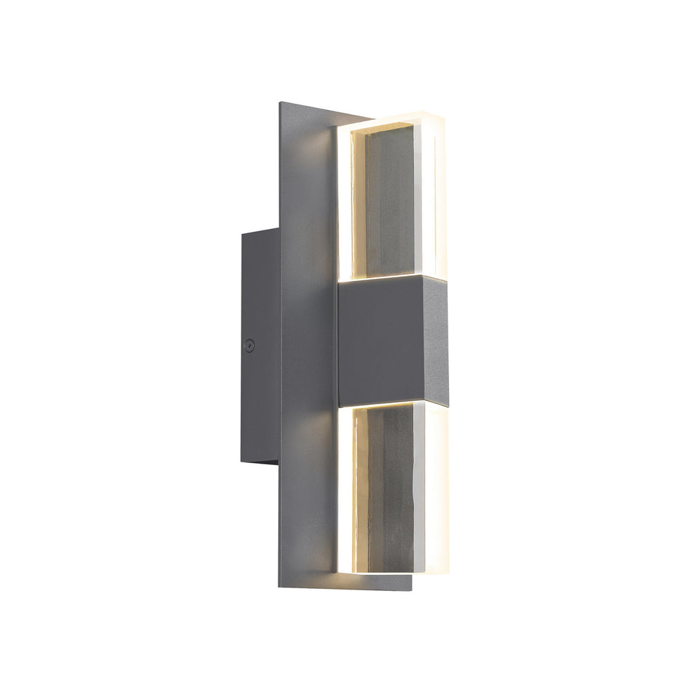 Visual Comfort Modern - LED Outdoor Wall Lantern - Lyft - Charcoal- Union Lighting Luminaires Decor