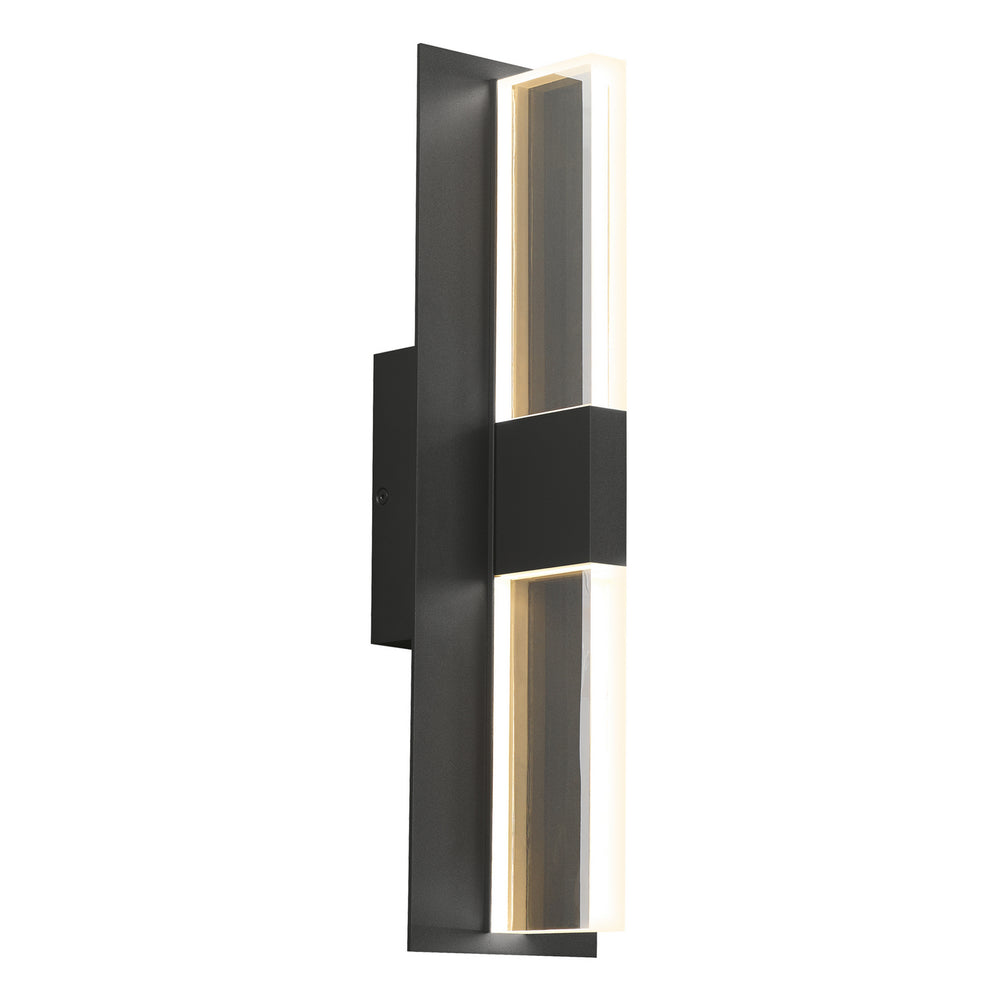Visual Comfort Modern - LED Outdoor Wall Lantern - Lyft - Black- Union Lighting Luminaires Decor