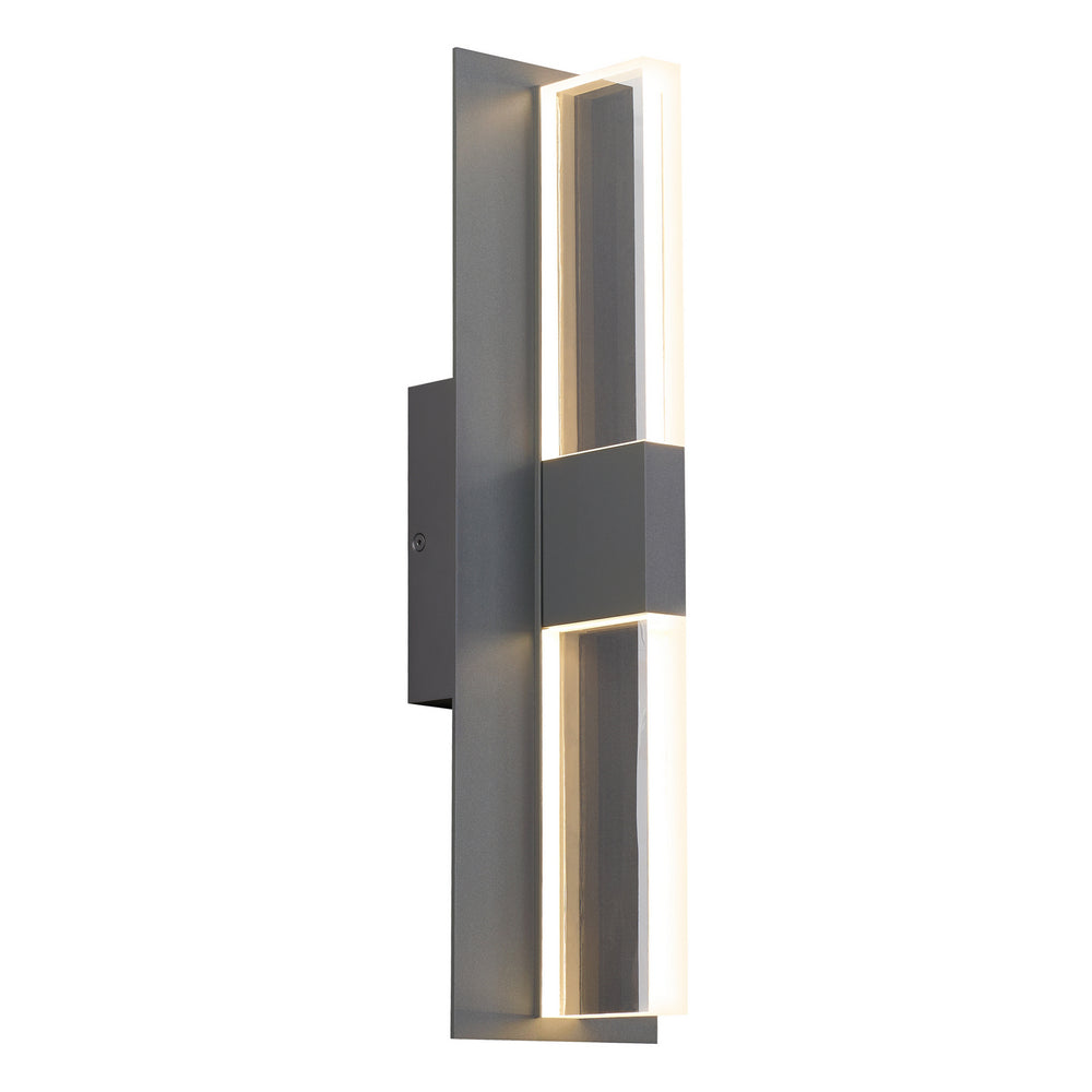Visual Comfort Modern - LED Outdoor Wall Lantern - Lyft - Charcoal- Union Lighting Luminaires Decor