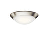 Kichler Canada - Two Light Flush Mount - Ceiling Space - Brushed Nickel- Union Lighting Luminaires Decor