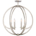 Quoizel - Six Light Semi-Flush Mount - Orion - Brushed Nickel- Union Lighting Luminaires Decor