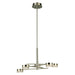 Eglo Canada - LED Chandelier - Transton - Brushed Nickel- Union Lighting Luminaires Decor