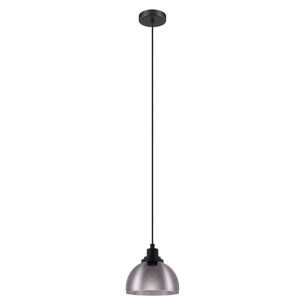 Eglo Canada - One Light Pendant - Belser - Black- Union Lighting Luminaires Decor