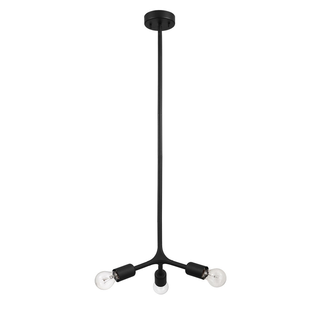Eglo Canada - Three Light Ceiling Mount - Bocadella - Black- Union Lighting Luminaires Decor