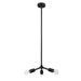 Eglo Canada - Three Light Ceiling Mount - Bocadella - Black- Union Lighting Luminaires Decor