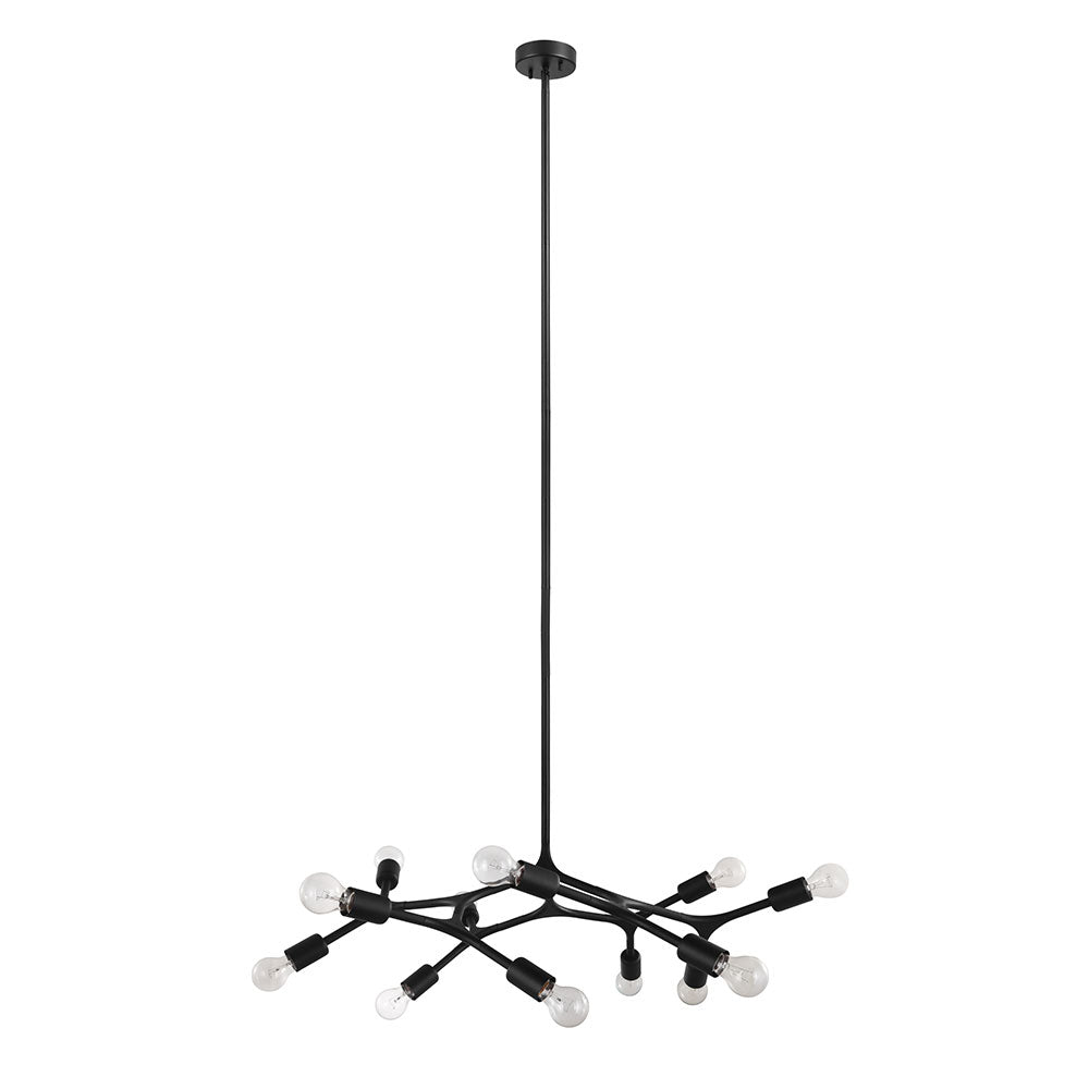 Eglo Canada - 12 Light Pendant - Bocadella - Black- Union Lighting Luminaires Decor