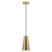 Eglo Canada - One Light Pendant - Pratella 1 - Brushed Gold- Union Lighting Luminaires Decor