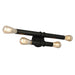Eglo Canada - Four Light Bath/Vanity - Drucker - Black- Union Lighting Luminaires Decor