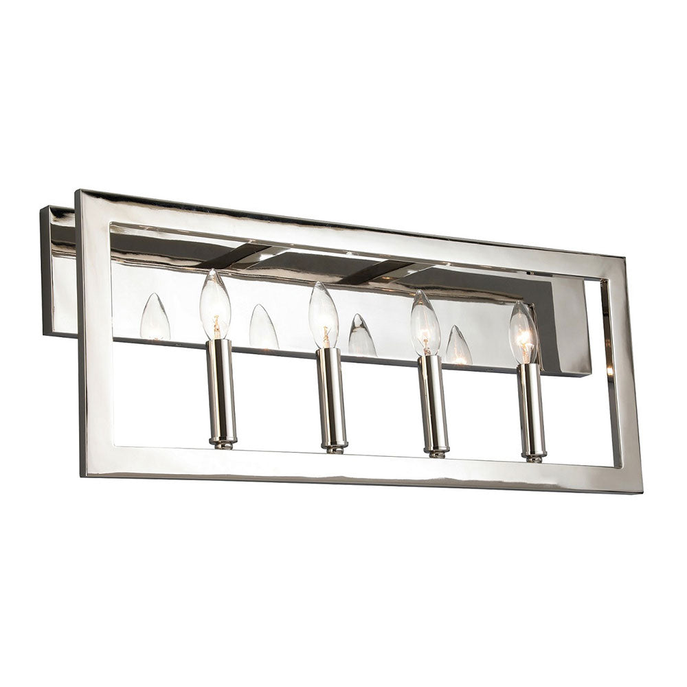 Eglo Canada - Four Light Bath/Vanity - Jordan - Satin Nickel- Union Lighting Luminaires Decor