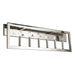 Eglo Canada - Six Light Bath/Vanity - Jordan - Satin Nickel- Union Lighting Luminaires Decor
