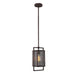 Eglo Canada - One Light Pendant - Garraux - Rust- Union Lighting Luminaires Decor