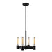 Eglo Canada - Four Light Chandelier - Broyles - Matte Black- Union Lighting Luminaires Decor