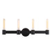 Eglo Canada - Four Light Bath/Vanity - Broyles - Matte Black- Union Lighting Luminaires Decor