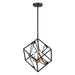 Eglo Canada - Three Light Pendant - Corrietes - Matte Black- Union Lighting Luminaires Decor