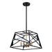Eglo Canada - Four Light Pendant - Corrietes - Matte Black- Union Lighting Luminaires Decor