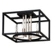 Eglo Canada - Four Light Ceiling Mount - Mundazo - Black And Brushed Nickel- Union Lighting Luminaires Decor