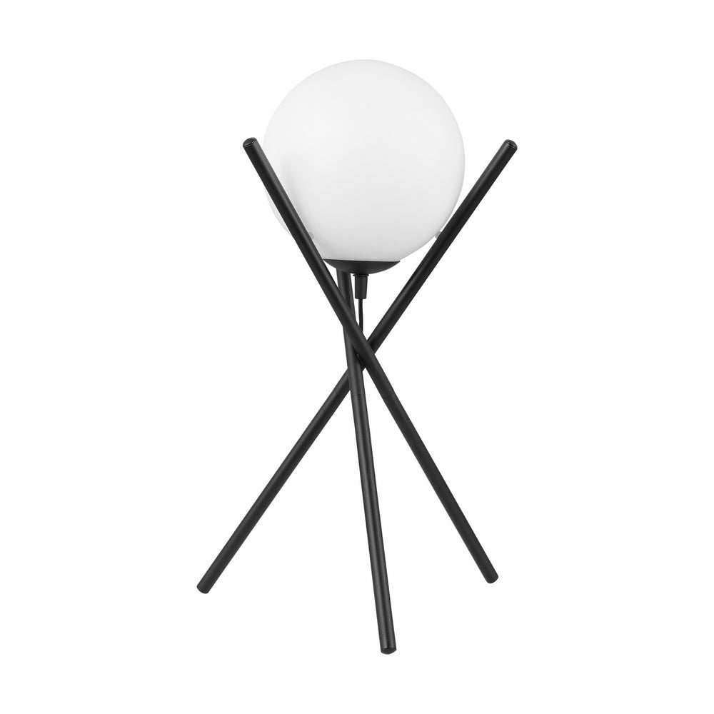 Eglo Canada - One Light Table Lamp - Salvezinas - Matte Black- Union Lighting Luminaires Decor