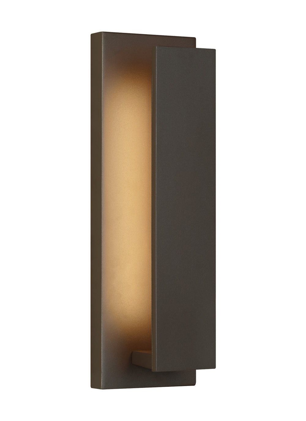 Visual Comfort Modern - LED Outdoor Wall Mount - Nate - Bronze- Union Lighting Luminaires Decor