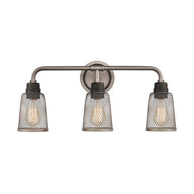 ELK Home - Three Light Vanity - Glencoe - Weathered Zinc- Union Lighting Luminaires Decor