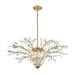 ELK Home - Nine Light Chandelier - Flora Grace - Champagne Gold- Union Lighting Luminaires Decor