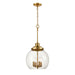 ELK Home - Four Light Pendant - Chandra - Burnished Brass- Union Lighting Luminaires Decor