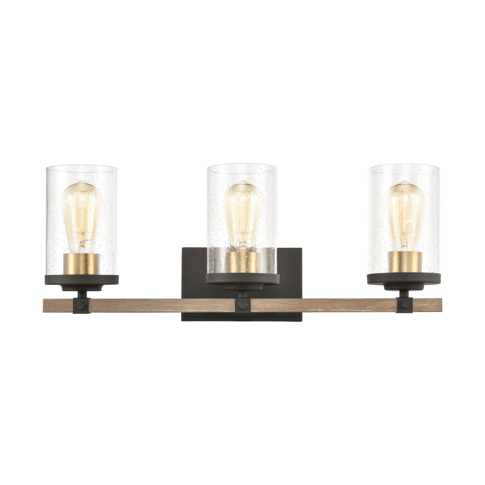 ELK Home - Three Light Vanity - Geringer - Charcoal- Union Lighting Luminaires Decor