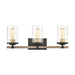 ELK Home - Three Light Vanity - Geringer - Charcoal- Union Lighting Luminaires Decor