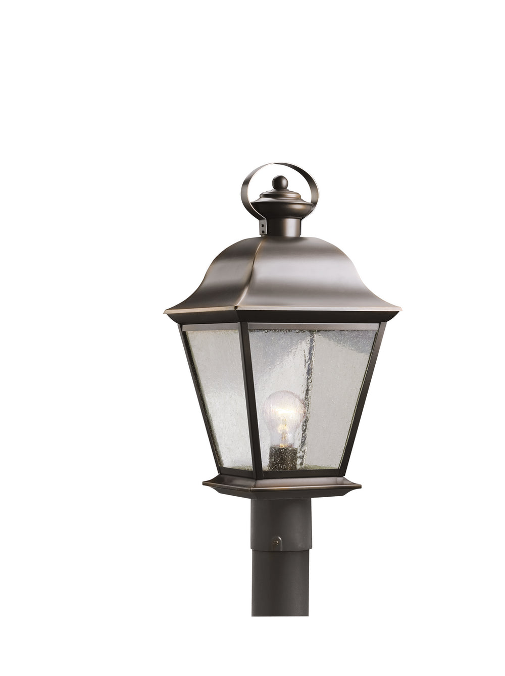 Kichler Canada - One Light Outdoor Post Mount - Mount Vernon - Olde Bronze- Union Lighting Luminaires Decor